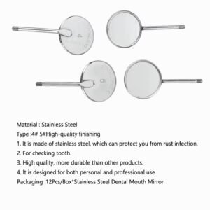 Front Surface Dental Mirror Heads